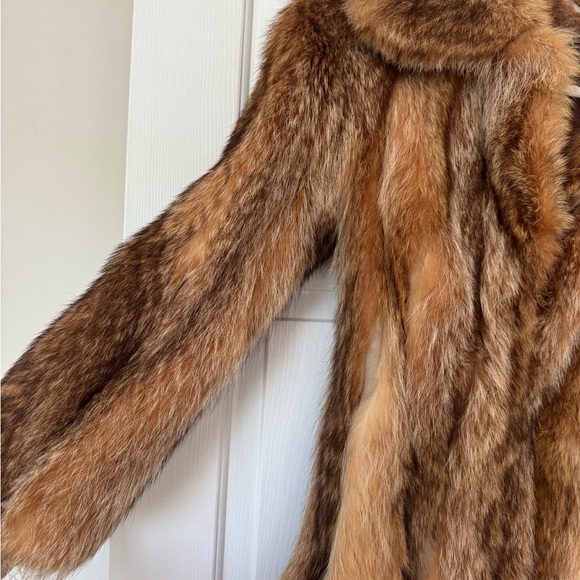 Genuine Red Fox fur knee length Gartenhaus Furs - Picture 2 of 7